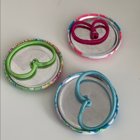 New Lilly Hair Ties Set-Let’s Cha Cha & 50 States - Picture 2 of 2